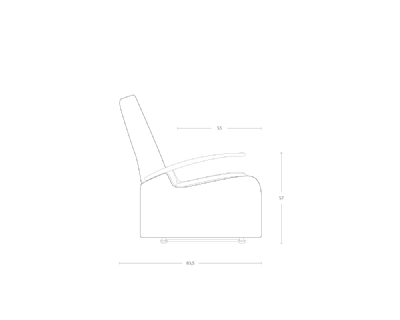Dimensoes do produto poltrona reclinvel br
